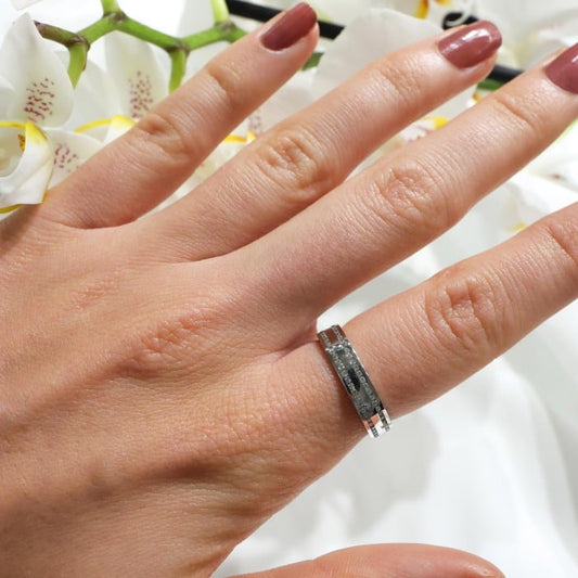 Modern Diamond and 18ct White Gold Eternity / Wedding Ring, 0.56 Carats