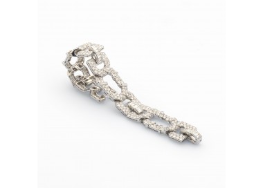 Cartier Art Deco Diamond Bracelet, 13.00ct
