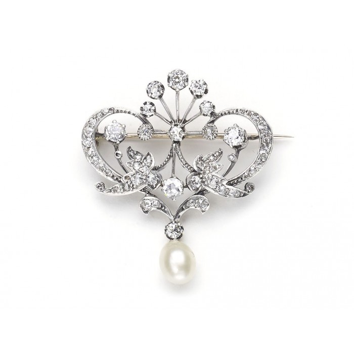 pearl brooch