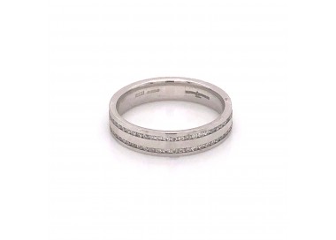 18ct White Gold Eternity / Wedding Ring