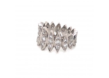 Diamond Marquise Eternity Ring, 1.00ct