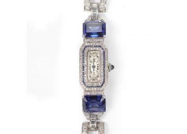 Longines Diamond Cocktail Wristwatch, Circa 1950