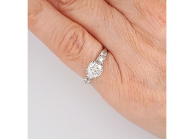 Old-Cut Diamond Ring, 0.75ct