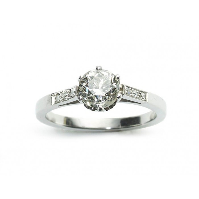 1.00ct Edwardian Cut Diamond Ring