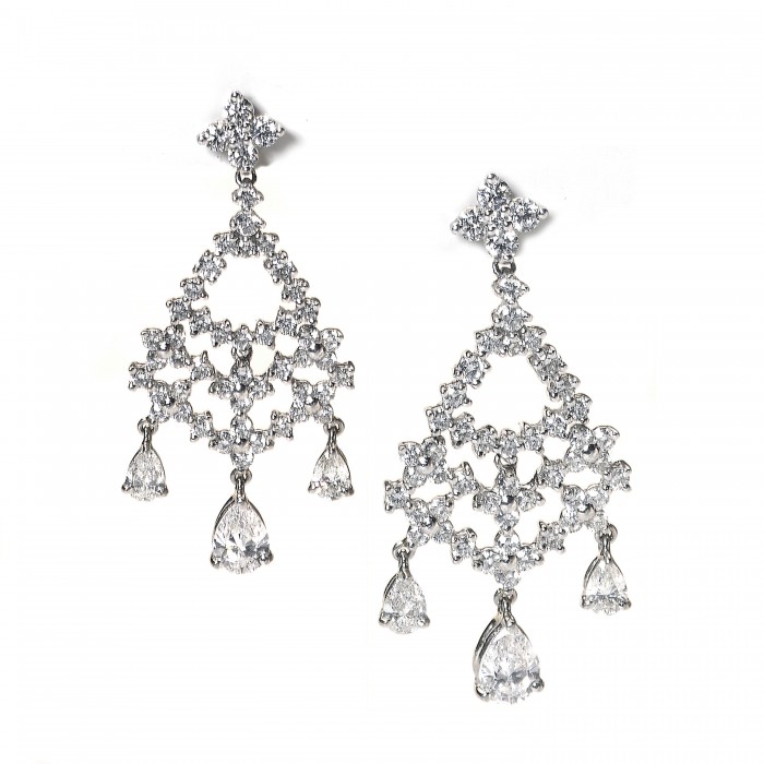 Diamond Chandelier Earrings, 5.32ct