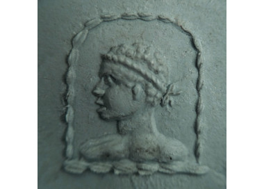Antique Garnet Silver and Gold Desk Seal, Circa 1850, imprint