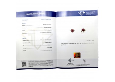 Modern Cabochon Star Ruby Diamond and Platinum Ring, 8.60 Carats