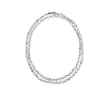 Rose-Cut Diamond Chain Necklace, 62.92ct