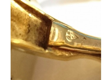 Van Cleef & Arpels Gold Stirrup Cufflinks, Circa 1960
