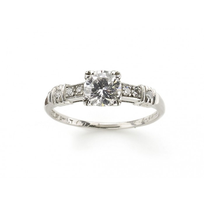 0.61ct Diamond Engagement Ring