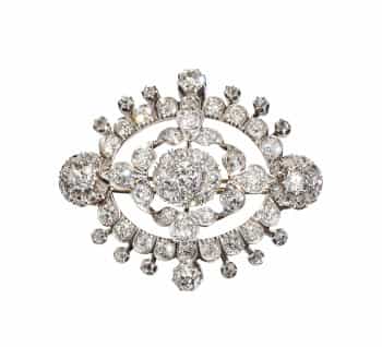 Diamond Platinum Edwardian Bow Brooch – Grace Estate Jewels