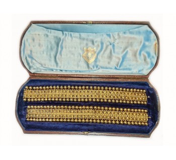 Victorian Gold Necklace / Bracelets, Circa 1860