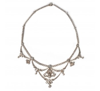 Victorian Diamond Tiara Necklace, 16.00ct