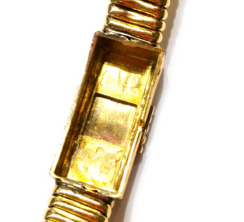 Vintage Universal Gold Watch With Sliding Cover, Circa 1950
