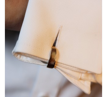 Van Cleef & Arpels Gold Stirrup Cufflinks, Circa 1960