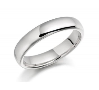 Platinum Heavy Court Wedding Ring Available to Order