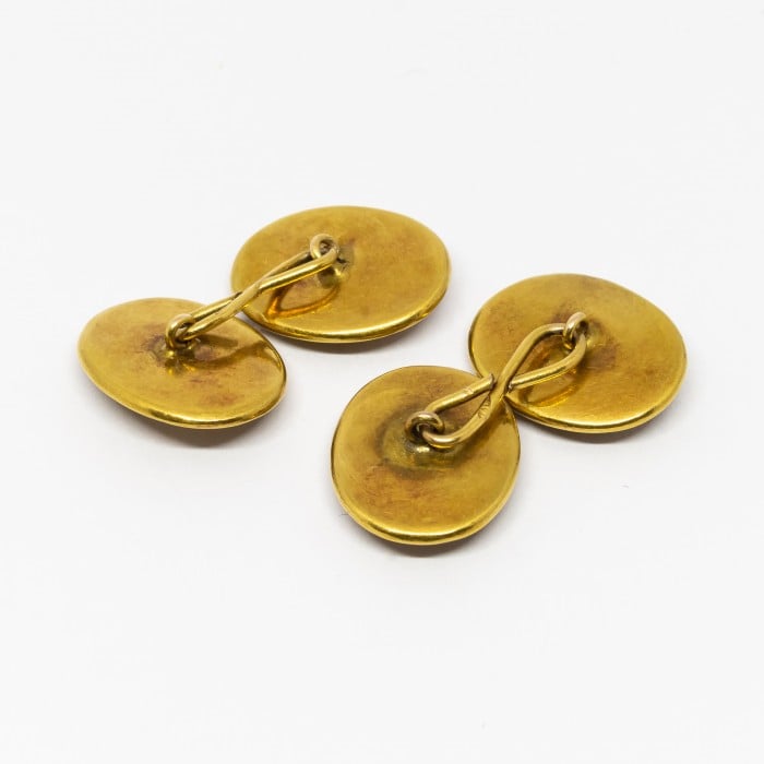 Antique Gold Frog Cufflinks, Circa 1900