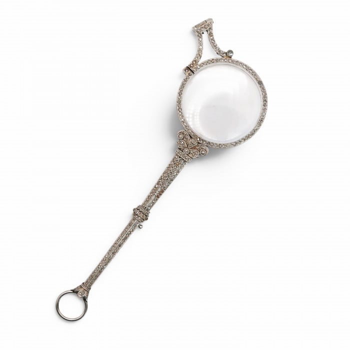 Belle Époque Diamond and Platinum Lorgnettes, Circa 1910