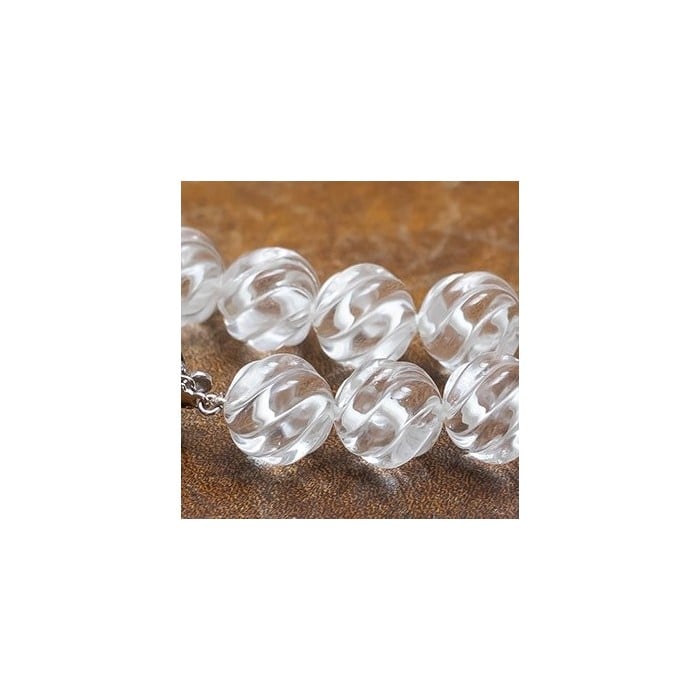 Carved Rock Crystal Necklace