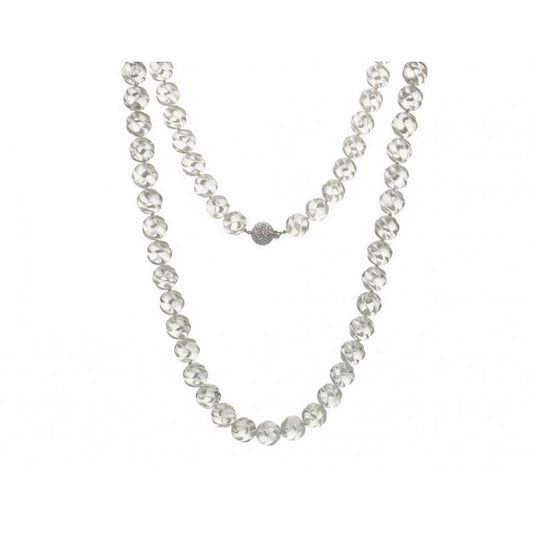 Carved Rock Crystal Necklace