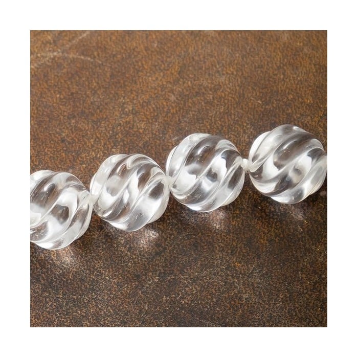 Carved Rock Crystal Necklace