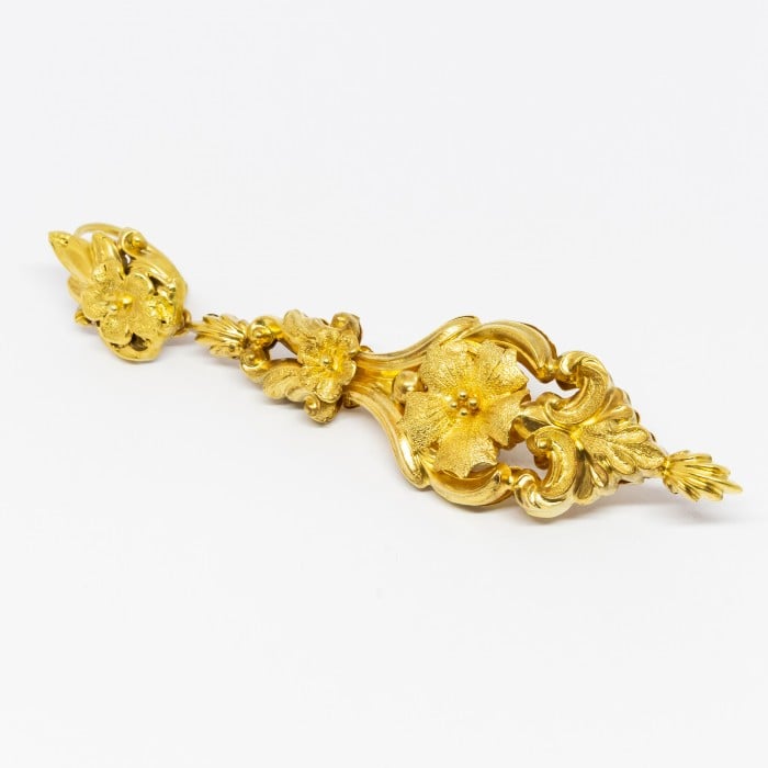 Georgian Gold Reversible Drop Earrings, Circa 1820