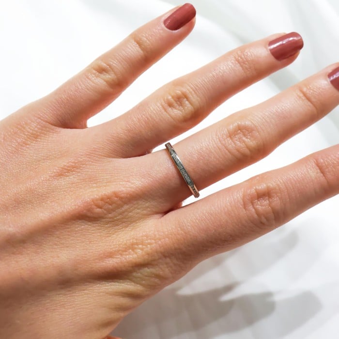 Modern Diamond and Platinum Eternity Ring