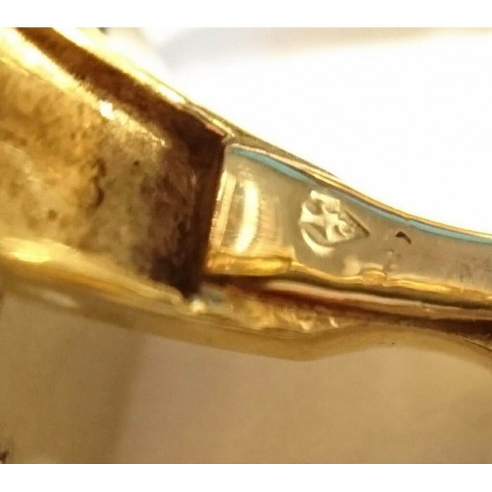 Van Cleef & Arpels Gold Stirrup Cufflinks, Circa 1960