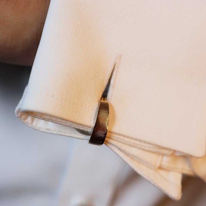 Van Cleef & Arpels Gold Stirrup Cufflinks, Circa 1960