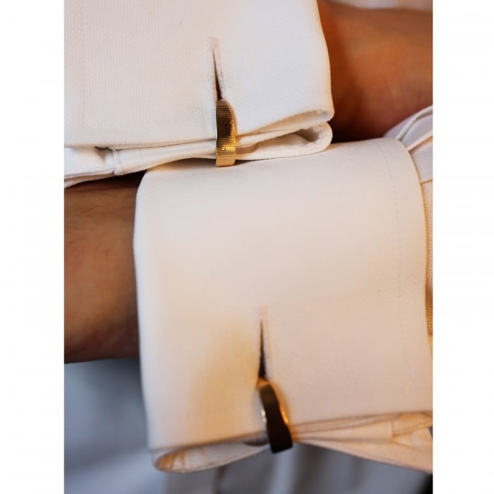 Van Cleef & Arpels Gold Stirrup Cufflinks, Circa 1960