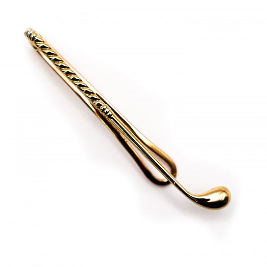 Vintage Cartier Paris Gold Golf Club Tie Clip, Circa 1940